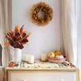 thumbnail image 3 of Rustic Farm Patch Truck Autumn Leaves Turkey Table Runner 70 Inches Long Washable Burlap Linen Tabletop Collection for Dining Room Party Dinner Holidays Fall Vintage Farmhouse, 3 of 8