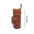 thumbnail image 2 of BKRE Leather Cedar Round Functional Storage For Enthusiasts Perfect For Lovers, 2 of 6