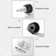 thumbnail image 2 of Btafrte Botella Condimento Al Aire Libre 120 Ml Botellas Chorro para Apretar para Picnic Camping (2 Piezas), 2 of 9