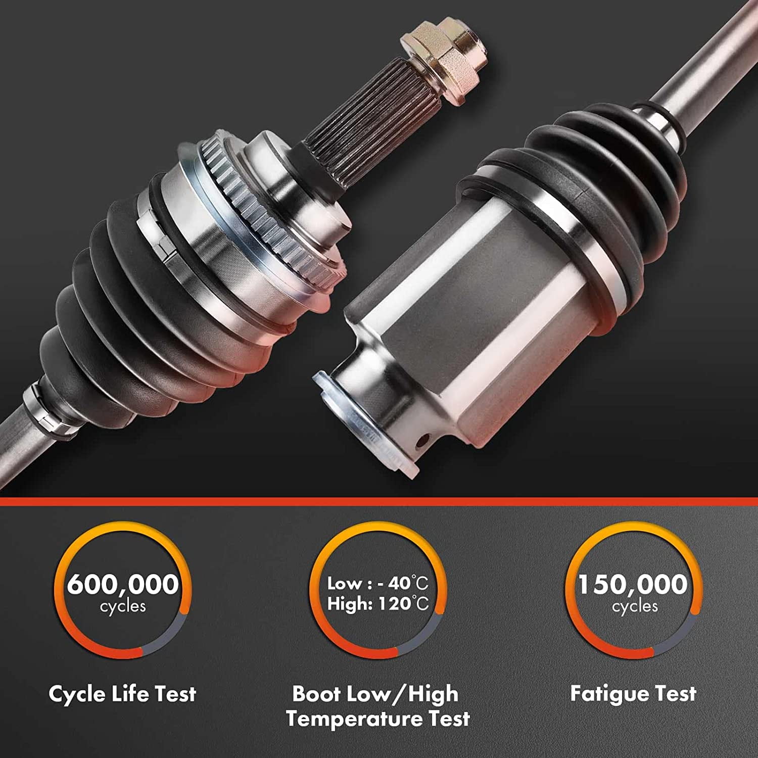 A-Premium CV Axle Shaft Assembly Compatible with Volkswagen