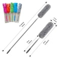 thumbnail image 5 of Telescopic Bendable Feathered Fiber Dusters Cobwebs Corner Brush for Ceiling Shelves Furniture Tool, 5 of 13