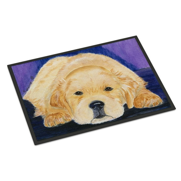 Carolines Treasures SS8212MAT Golden Retriever Doormat 18x27 27"L x 18"W multicolor