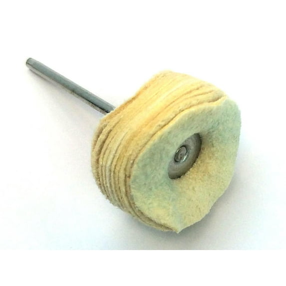 Beauticom Chamois Nail Buffing Wheel Bit