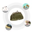 thumbnail image 4 of EeaseMX 1 tarjetero para mujer, monedero, bolso de mano, monedero (verde), 4 of 8