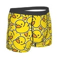 thumbnail image 3 of Kll Ducky Cartoon Animal Yellow Men'S Cotton Boxer Briefs Underwear-Medium, 3 of 9
