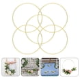 thumbnail image 1 of LOLIPPYY 5Pcs Metal Craft Rings for DIY Crafts Iron Circular Wedding Decoration, 1 of 8