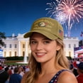 thumbnail image 4 of USA 250th Anniversary Hat Embroidered Eagle, Commemorative 250 Year American Anniversary Hat, Patriotic Theme America 250th Anniversary Hat Unisex Cap, 4 of 6