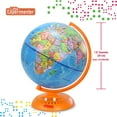 thumbnail image 5 of Little Experimenter Interactive Earth Globe with Nightlight for Kids Learning, 8-Inch Geographic Globe, 5 of 7