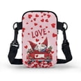 thumbnail image 2 of HELLHERO Valentine's Day Sling Bag Lightweight Women for Outdoor Travel Daily Use 4.33x1.97x7.09, 2 of 7