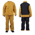 thumbnail image 2 of Electric Welding Suit Denimstitching Welding Suit, Breathable Welding Suit Suit Welding Clothes, Soldering Suit ,Great Choice, 2 of 7