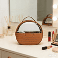 thumbnail image 5 of Parallel Travel Makeup Bag for Women PU Makeup Organizers Waterproof Large Capacity Cosmetic Case with Compartments for Skincare, Toiletries Bags, 5 of 9