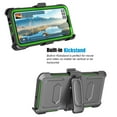 thumbnail image 4 of EBIZCITY Phone Cases for Samsung Galaxy A23 5G (2022) 6.6", [Built-in Screen Protector] Combo Holster Belt Clip [Heavy Duty] [Kickstand] Full-Body Rugged Holster Case -Green, 4 of 6