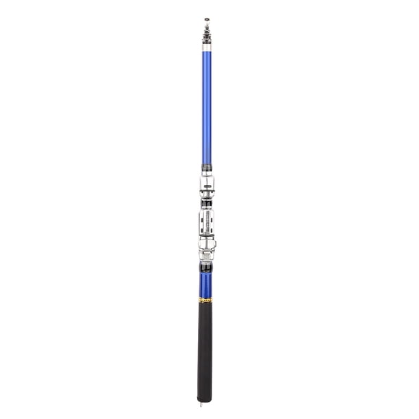 Pole de Caña de Pesca en mar, Caña de Pescar de Fundición, Azul telescópico resistente ultraligera duradera para la Pesca de de Pesca de Rocas Pescadores Pescadores