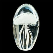 3D Fish Jellyfish Inlay Crystal Glass Art Ocean Gift Gift G8W0 Express S6Q1
