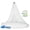 3ft Radius, variant on Saltwater Fishing Cast Net for Bait Trap Fish 3ft/4ft/5ft/6ft/7ft/8ft/9ft/10ft Radius Casting Nets with Heavy Duty Real Zinc Sinker Weights, 3/8inch Mesh Size