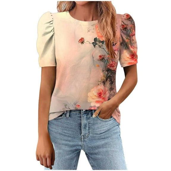 Lumivie Womens Tops Dressy Casual Cotton Funny Tshirts Shirts For Women Adult Humor Short Sleeve Blouses For Women Dressy Casual T Shirts For Women Trendy Multi Pack