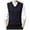 Navy, variant on Dpytoraw Male Knitted Vest Vest V Neck Sleeveless Padded Sweater Vest