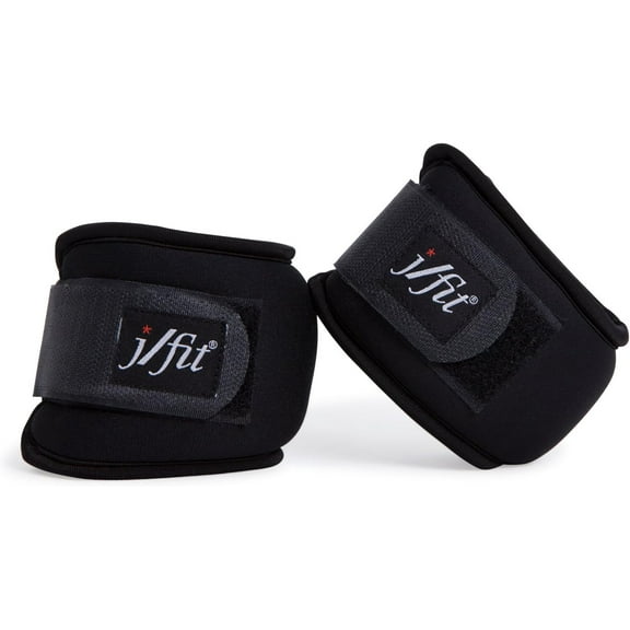 JFIT Wrist Weight Pair – Set of 2, Wrist Straps for Fitness, Walking, Workout – Multiple Size and Weight Options – Comfortable, Breathable, Moisture Absorbent Weight Straps for Men and Women