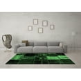 thumbnail image 3 of Ahgly Company Indoor Rectangle Patchwork Emerald Green Transitional Area Rugs, 7' x 9', 3 of 4