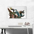 thumbnail image 2 of ARTCANVAS Asian Chinese Festival Long Blue Dragon Canvas Art Print - Size: 26" x 18" (1.50" Deep), 2 of 9