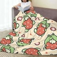 thumbnail image 6 of Susaid Frog Hold Strawberry Print Microfiber Cleaning Cloth, Multi-Functional Cleaning Towels, Highly Absorbent Cleaning Rags,Cleaning Cloths for Car Kitchen Home-50"x40", 6 of 7