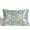 Blue Green Floral, variant on Blue Floral Striped 20x30 Satin Sleep Pillow Covers Size for Sleeping Bed Zippered,Blue Flower Floral Bedroom Dorm Room Decor,Double-Sided (1 Pack)