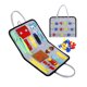 thumbnail image 1 of Tablero de aprendizaje Tablero ocupado para niños pequeños Juguete sensorial Habilidades básicas Tableros de actividades Letras extraíbles Números Habilidades motoras finas Juguetes educativos de apre Tomshoo Tablero de aprendizaje, 1 of 7