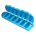 thumbnail image 3 of Pastillero diario con botella de agua, caja de almacenamiento de medicamentos y combinación de botella de agua para exteriores, gimnasio, viajes (azul), 3 of 5