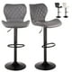 thumbnail image 1 of Set De 2 Bancos De Cocina Mostrador Barra Silla Taburete Comedor Respaldo Alto Altura Regulable y Función Giratoria 360°, 1 of 7