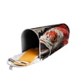 thumbnail image 5 of Bingfone Abstract Red Koi Fish Art Magnetic Mailbox Cover Standard Size for Garden Yard Outdoor Decorations-21x18 in, 5 of 7