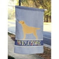 thumbnail image 2 of Carolines Treasures BB5501CHF Yellow Labrador Retriever Welcome Flag Canvas House Size  Large multicolor, 2 of 4