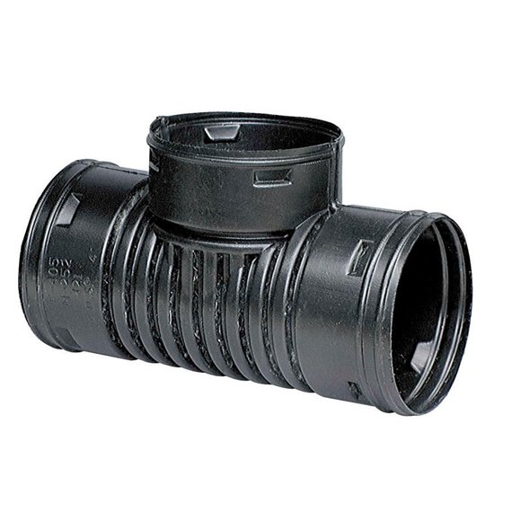 Sistemas avanzados de drenaje Tee Snap, polietileno, 6 cm, paquete de 1