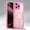 Pink, variant on For iPhone 13 Mini Phone Case,PC + TPU Hybrid Shockproof Heavy Duty Protection,Compatible with Mag-Safe,Anti-Scratch Matte Translucent Back,Rugged Non-Slip Durable Phone Case,Green
