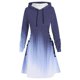 thumbnail image 1 of Women's Halloween Dress Casual Women Long Sleeve Autumn Dress Drawstring Hoodie Dress, 1 of 4