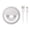 White, variant on Selfie Ring Light, Rechargeable Portable Clip-on Selfie Fill Light with LED for Smart Phone Photography, Camera Video, Girl Makes up