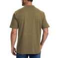 thumbnail image 3 of Men's Loose Fit Heavyweight Short-Sleeve Pocket Work Henley T-Shirt (Regular&Tall), 3 of 8