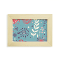thumbnail image 1 of Blue Flower Paint Desktop Decorate Photo Frame Picture Art Painting 5x7 inch, 1 of 3