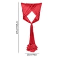 thumbnail image 3 of AUNVITO Beautiful Gauze Chair Back Flower Chair Sash 8 x 108 Inch No Accessory for Wedding Party Home Decoration and Event Styling, 3 of 6
