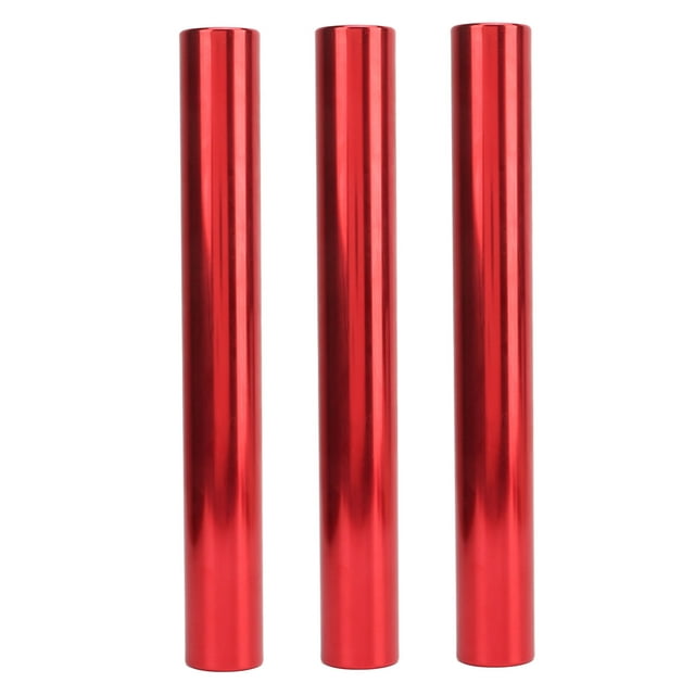 Batones De Relé De Campo De Pista De aleación De Aluminio 3pcs, Para Carreras De Al Aire , Eventos De Relevo De Equipo, Adecuado Para Estudiantes