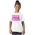 thumbnail image 3 of Tackle Breast Cancer Pink Ribbon Girls Kids T Shirt Tees Brisco Brands S, 3 of 6