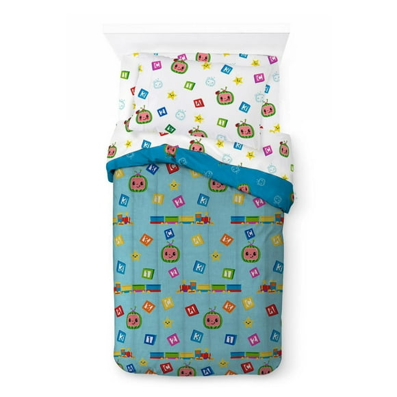 CoComelon Twin 4 Piece Bed Set + Bonus Bag