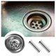 thumbnail image 3 of 2 Pieces Kitchen Sink Strainer Screws 304 Stainless Steel Strainer Drain Thread Screw Connector M12*50mm Sink Bolt Screws For Wash Basin Strainer Stop, 3 of 4