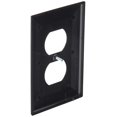 thumbnail image 3 of Leviton 00PJ8-00E 1 Gang Plaque Murale Réceptacle Noir Duplex, 3 of 4