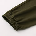 thumbnail image 5 of Men's Casual Pants Male Casual Pants Lightweight Jogger Elastic Waist Drawstring Yoga Beach With Pockets Green 3XL, 5 of 7