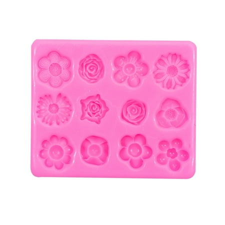 

OOKWE DIY Cake Moulds Decorating Gadget Silicone Material for Chocolate Flower Inserts