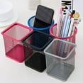 thumbnail image 3 of SPRING PARK Desk Organizer Metal Mesh Design Pen Pencil Eraser Holder Container Tray, 3 of 7