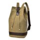 thumbnail image 4 of Mochila de lona de moda de gran capacidad para gimnasio, fin de semana, senderismo, hombres y mujeres, unisex. Caqui L, 4 of 7