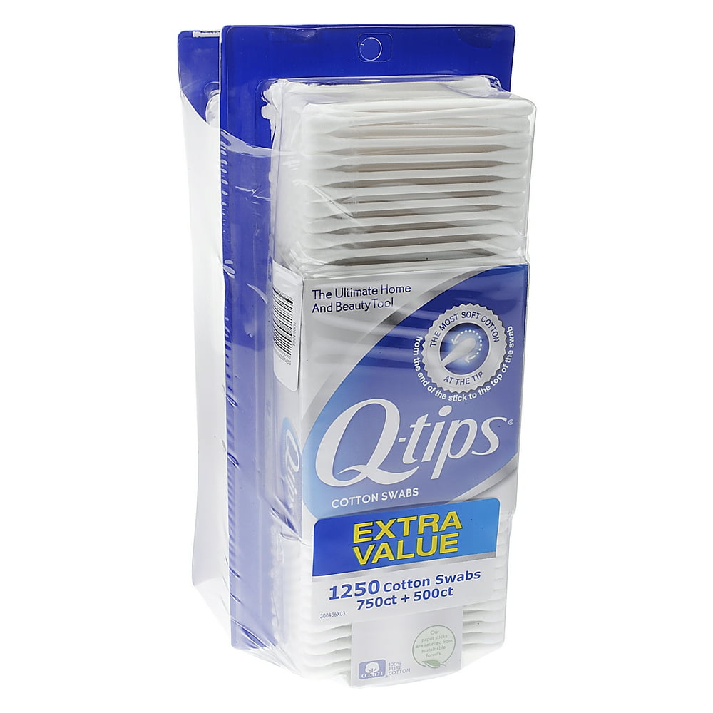 1250 Count of QTip Cotton Swabs