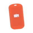 thumbnail image 3 of Etiquetas portátiles para equipaje de viaje, accesorios de viaje, etiqueta con nombre y dirección con correa Naranja, 3 of 7