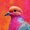Pigeon, variant on Majestic Peacock Canvas Print Wall Art Home Decor
